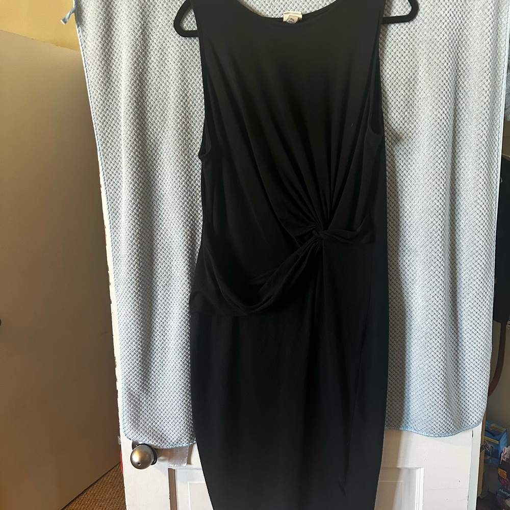 a new day Black Midi Dress